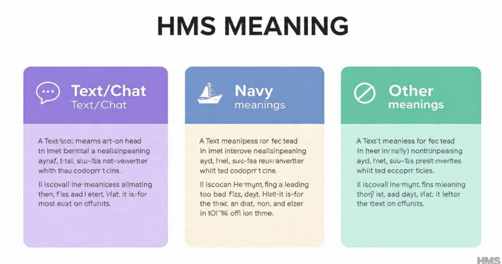 HMS Meaning