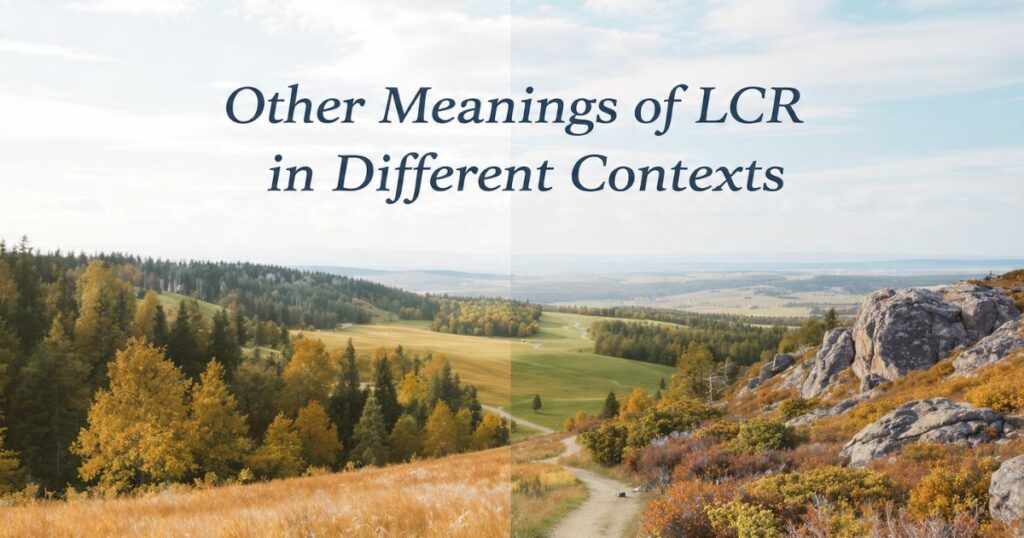 Other Meanings of LCR in Different Contexts