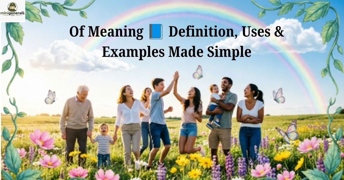 of meaning