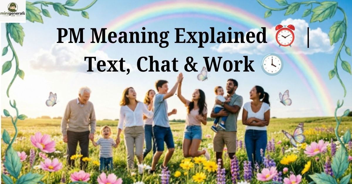 pm meaning text