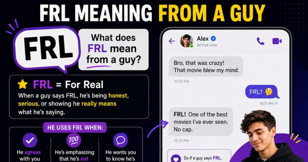 FRl meaning from a guy