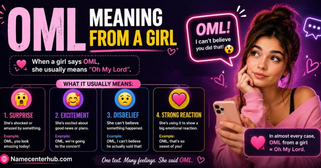 OML Meaning From a Girl