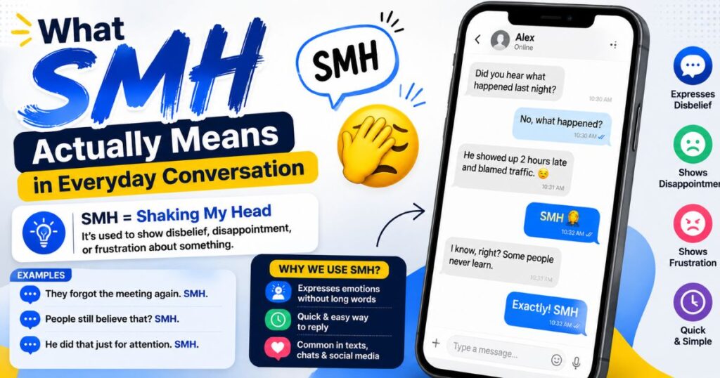 What SMH Actually Means in Everyday Conversation