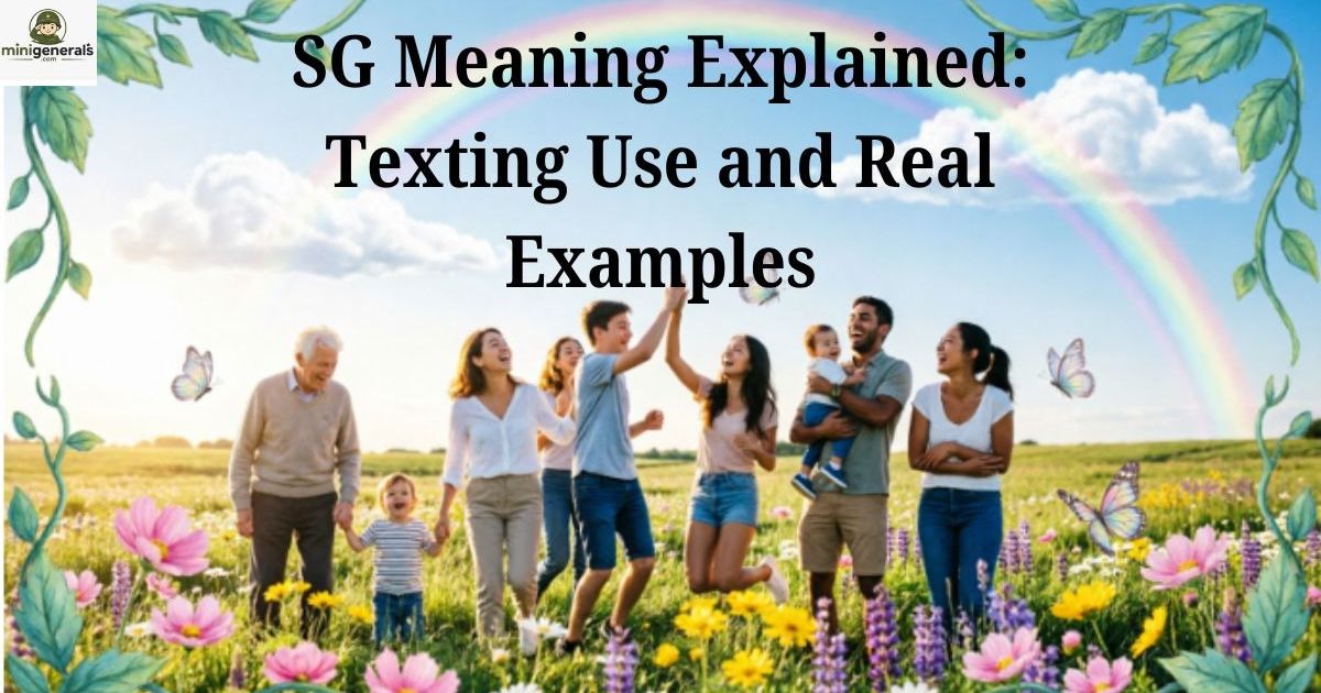what does sg mean in text