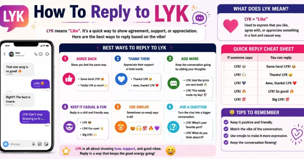 How To Reply to LYK