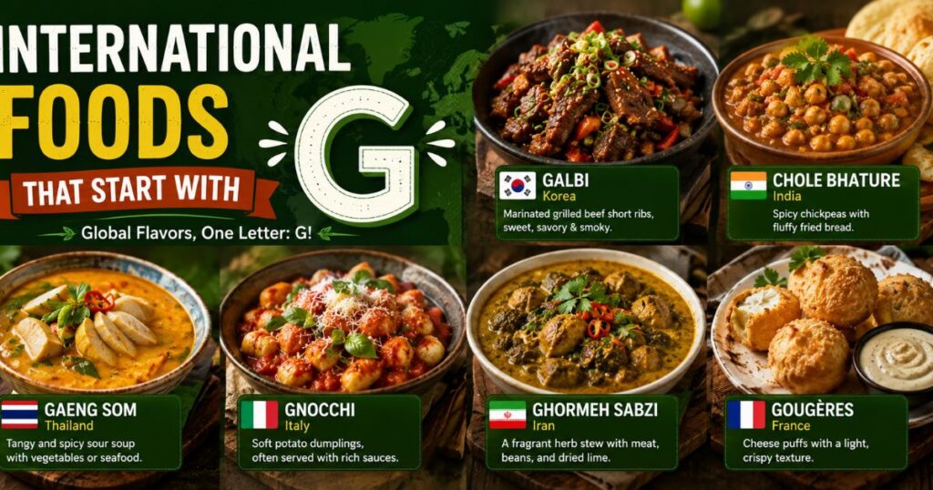 International Foods That Start With G