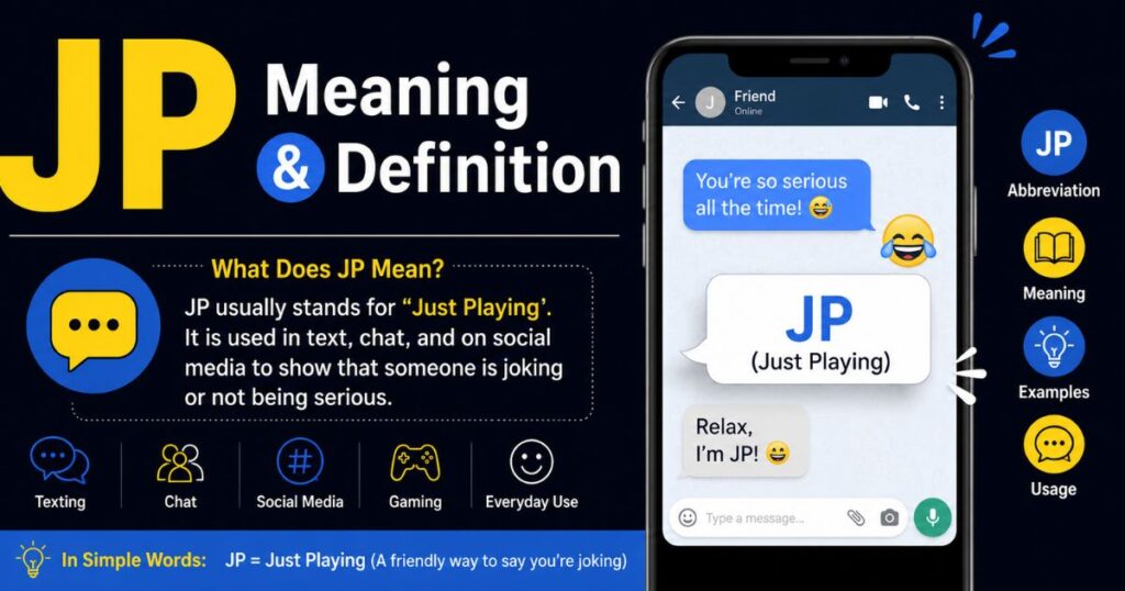 JP Meaning & Definition