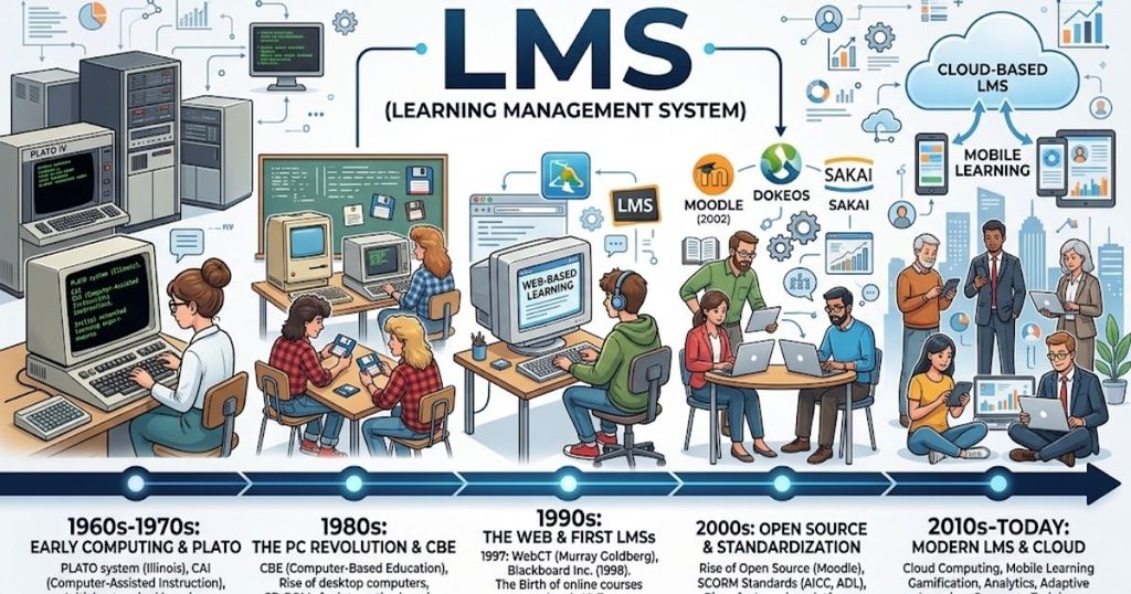 Origin and History of LMS