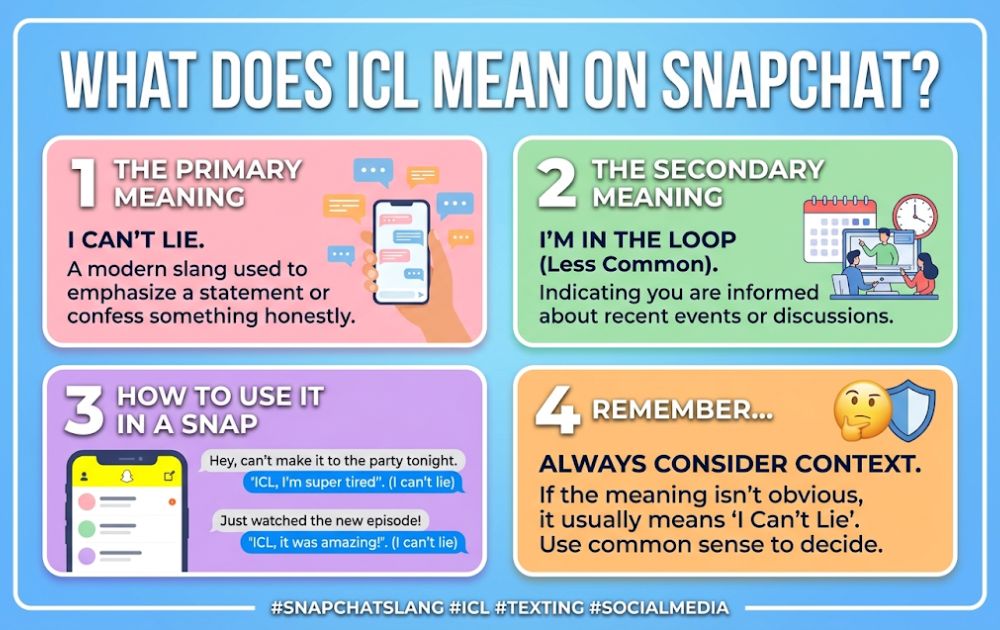 What Does ICL Mean on Snapchat