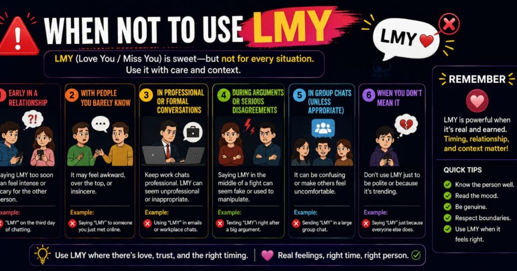 When Not to Use LMY