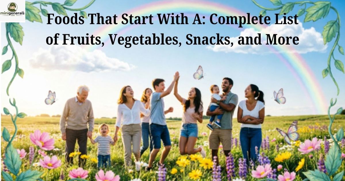 foods that start with a