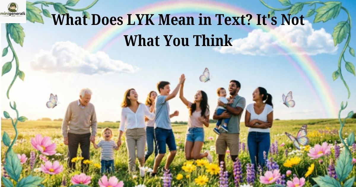 what does lyk mean in text