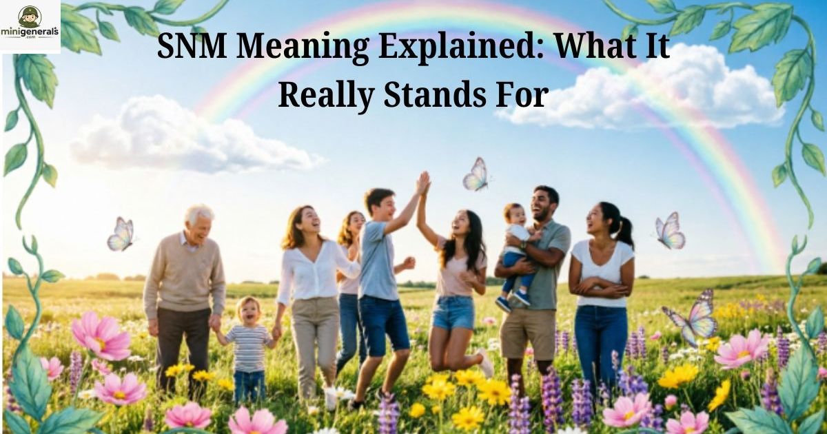 what does snm mean in text
