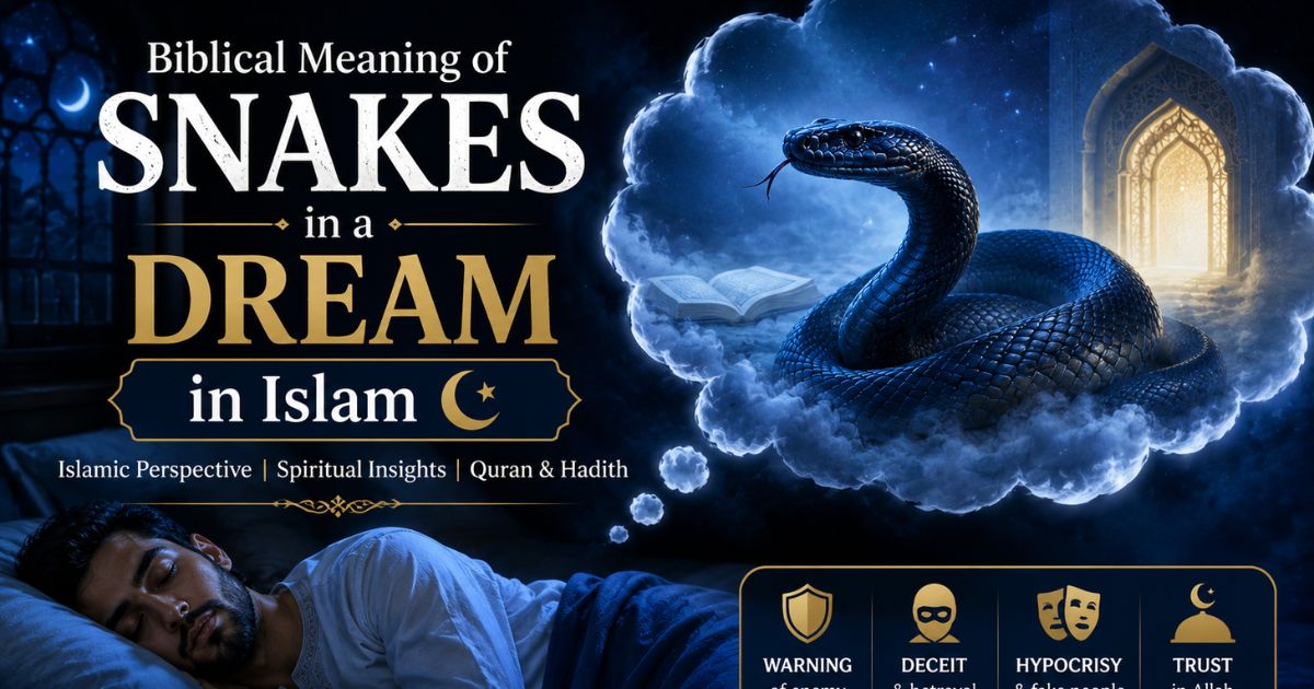 Biblical Meaning of Snakes in a Dream in Islam ☪️
