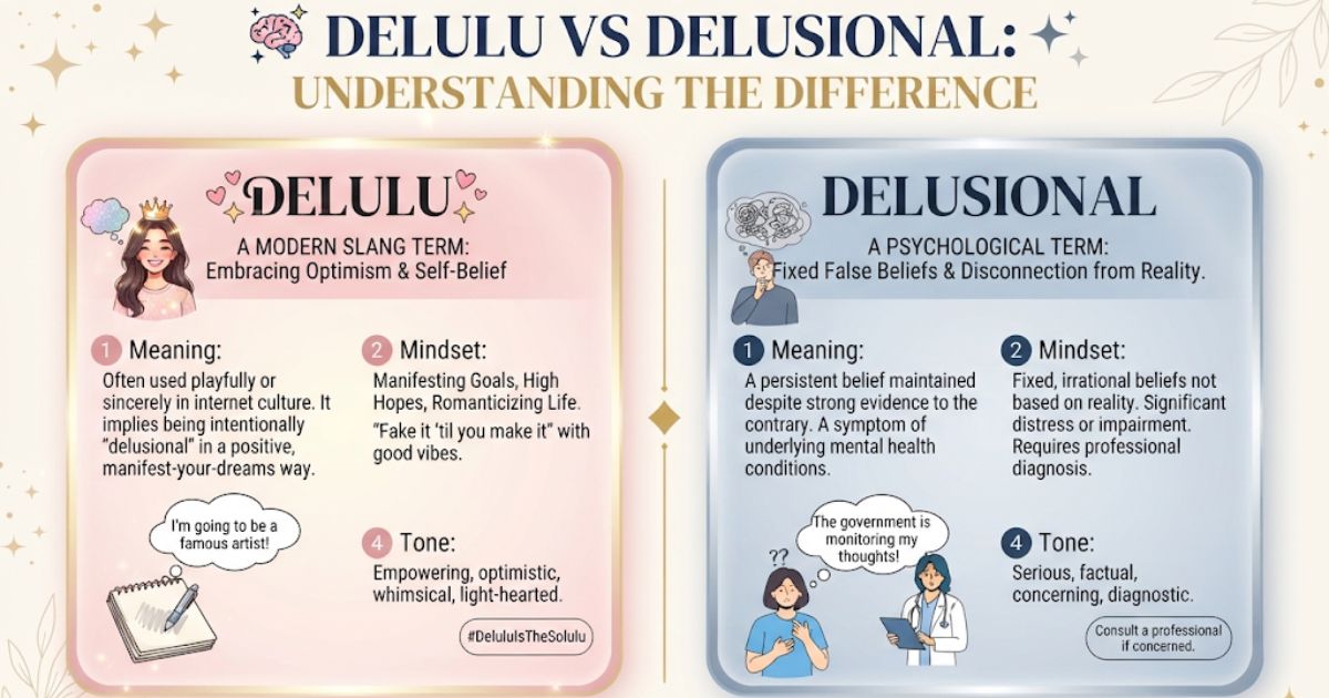 Delulu vs Delusional Understanding the Difference