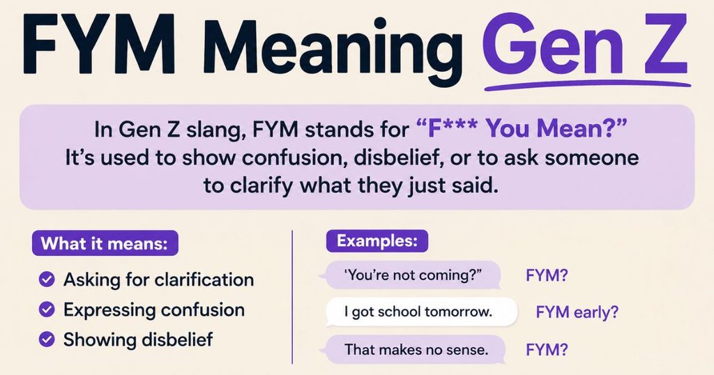 FYM Meaning Gen Z
