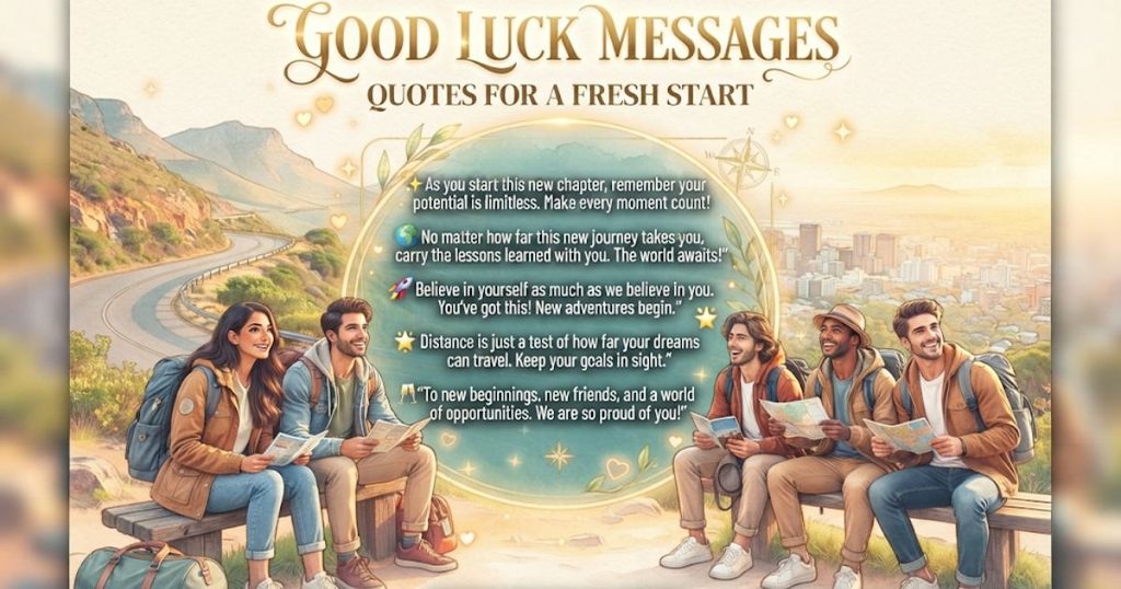 Good Luck Messages & Quotes for a Fresh Start