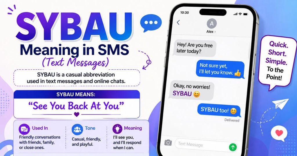 Sybau Meaning in SMS (Text Messages)