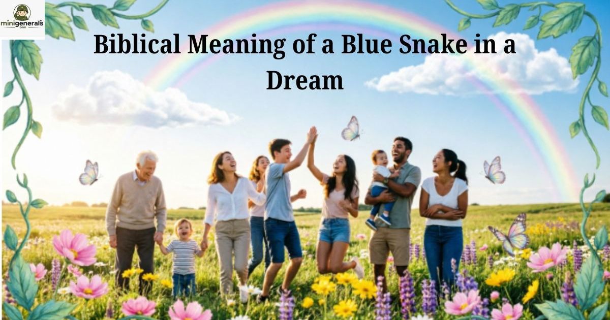 blue snake in dream