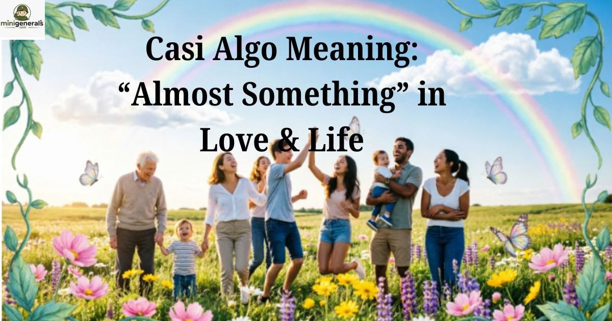 casi algo meaning
