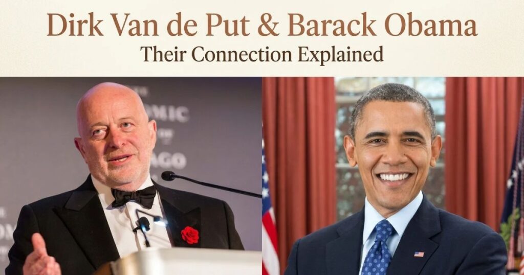 Dirk Van de Put and Barack Obama