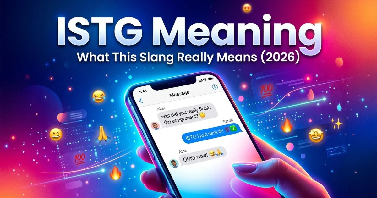 what does istg mean